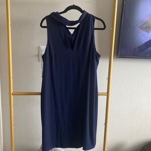 Sexy navy blue dress size 16